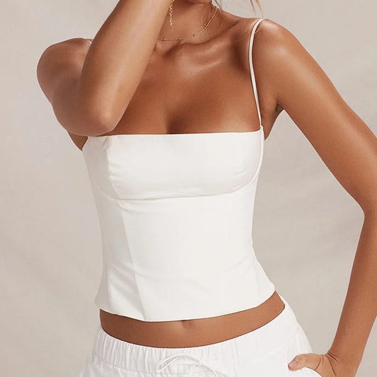 Backless Crop Tops